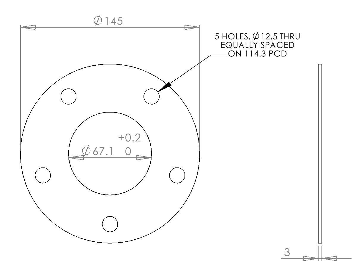3mm Wheel Spacer for Hyundai i30N, Veloster N, Kona N, Elantra N, & More - Image 4