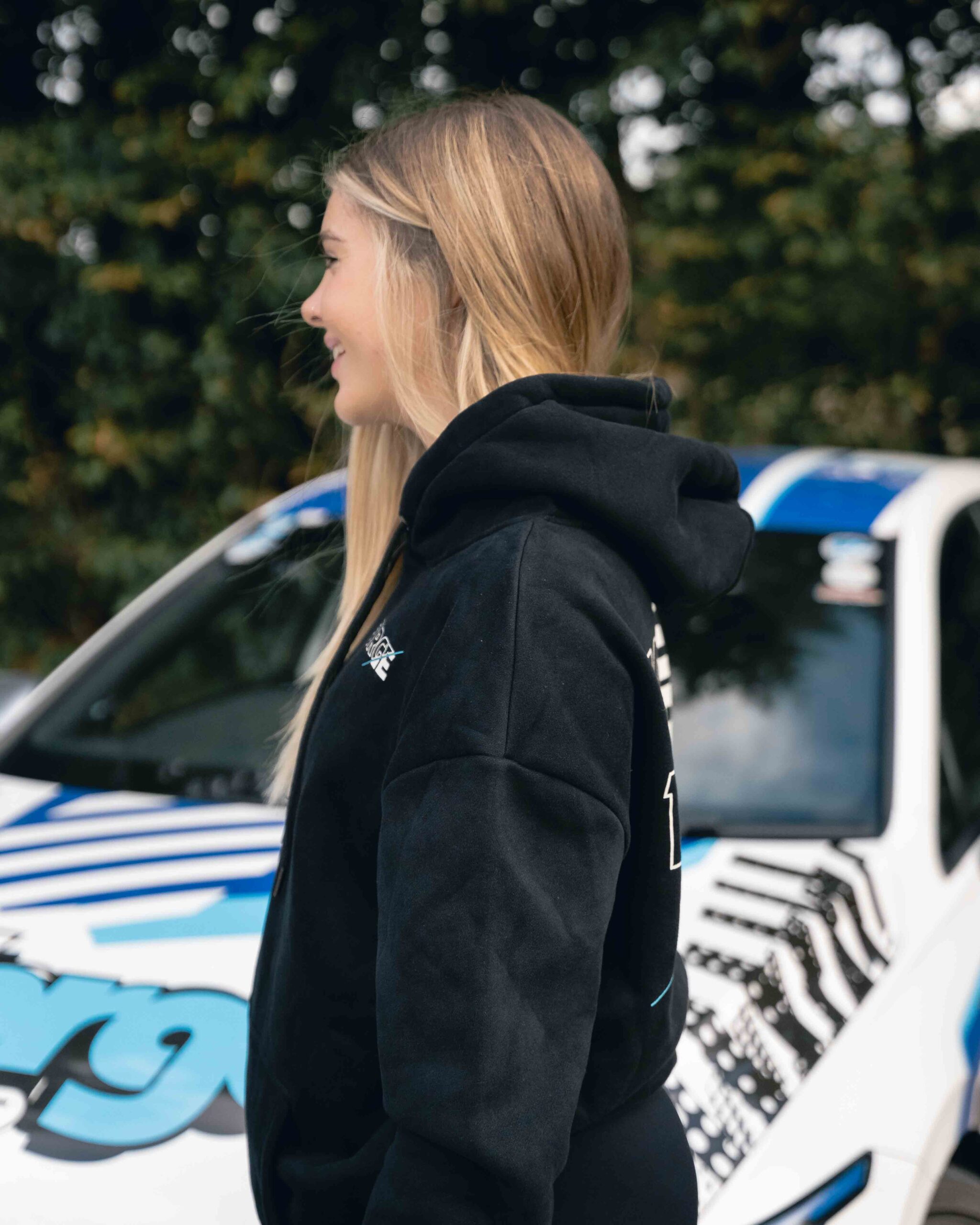 50/50 Black Hoodie - Image 11