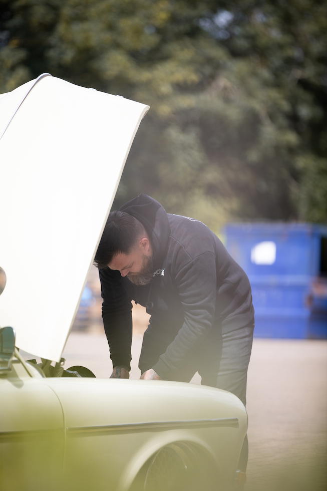 50/50 Black Hoodie - Image 7