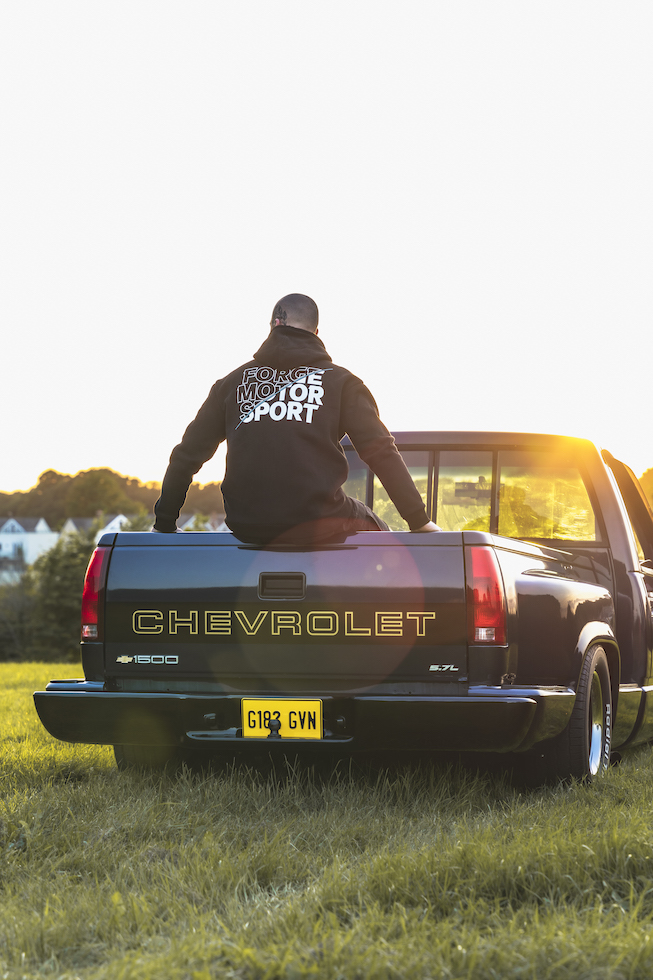 50/50 Black Hoodie - Image 4