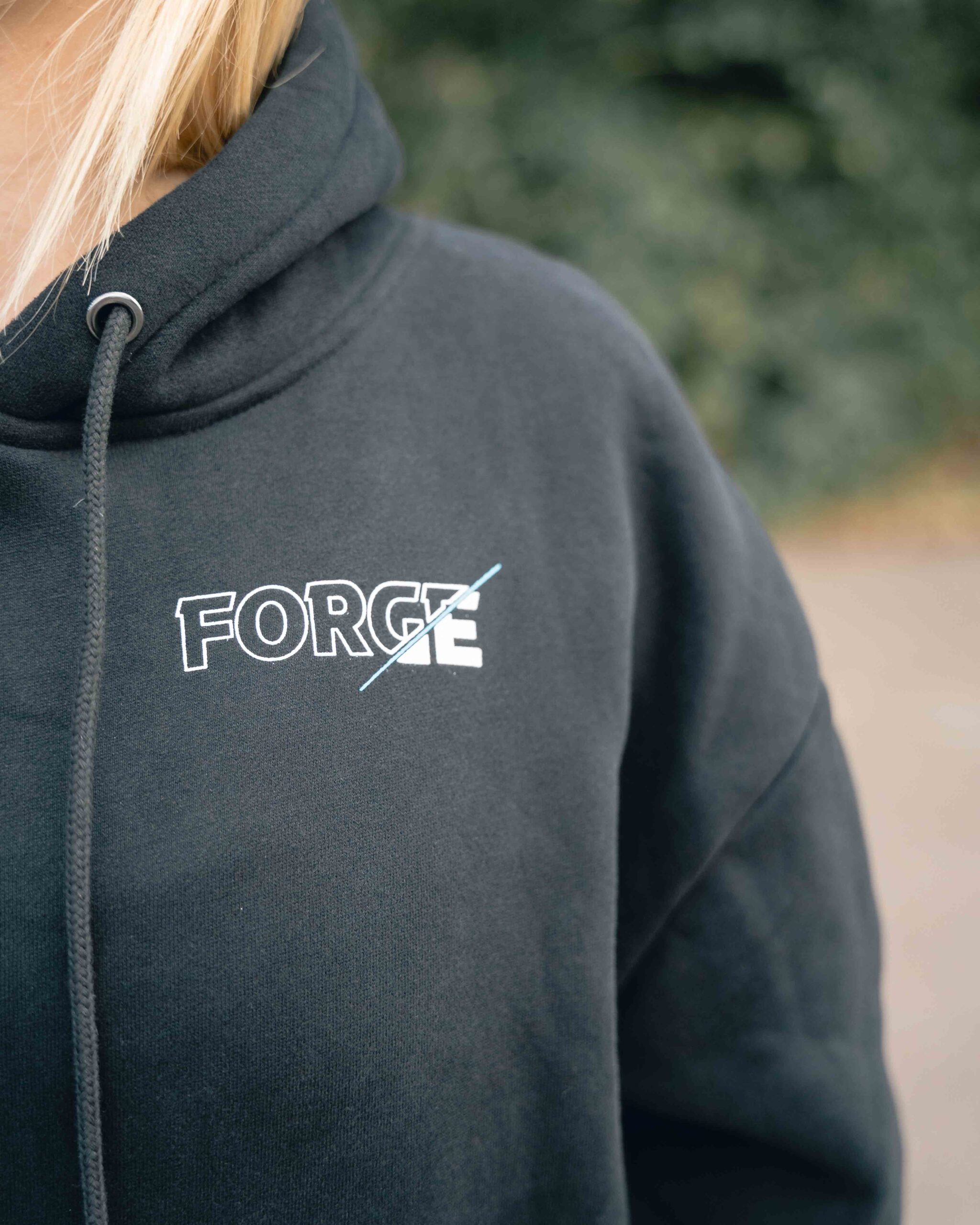 50/50 Black Hoodie - Image 10