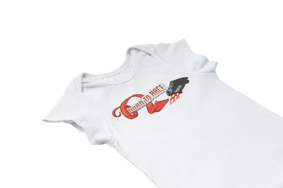'Born To Race' Baby Grow
