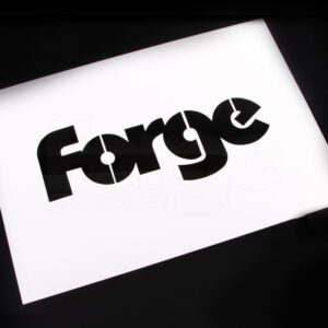 Forge Logo Stencil