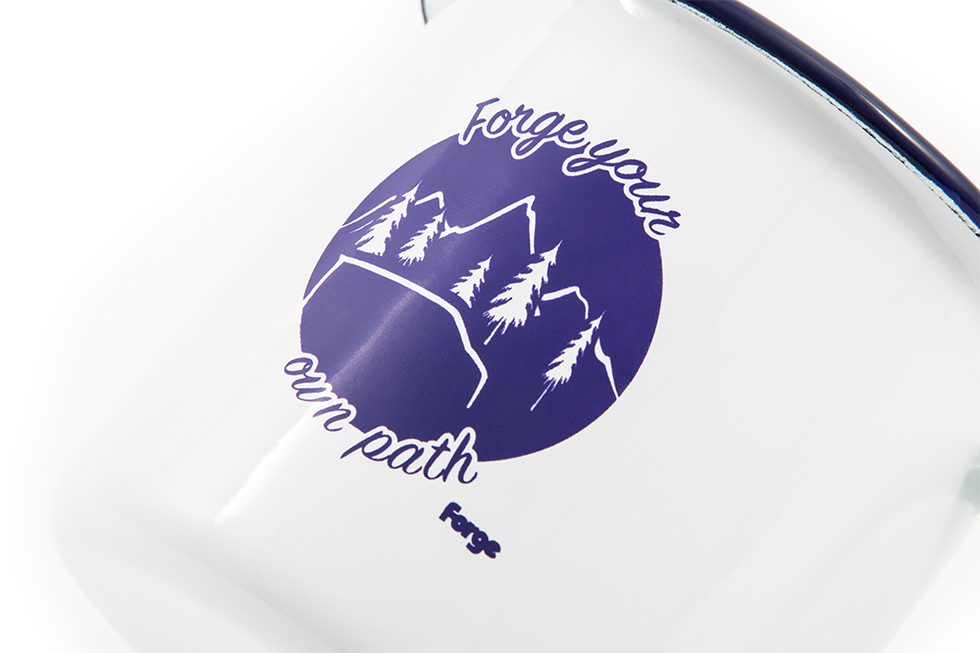 Forge Retro Enamel Camping Mug - Image 3