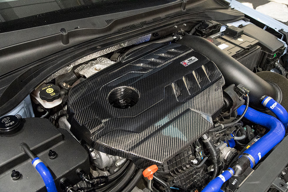 Hyundai i30N/Veloster N Carbon Fibre Engine Cover - Image 4