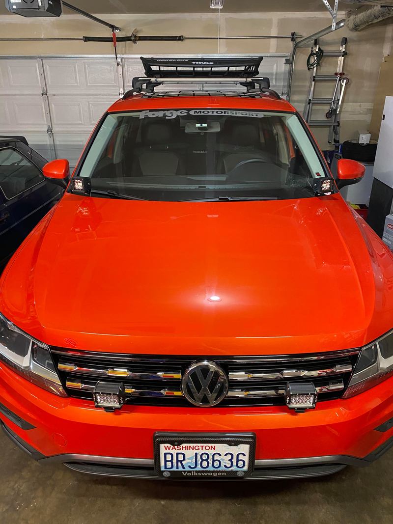 MQB Tiguan Hood Light Bracket - Image 2