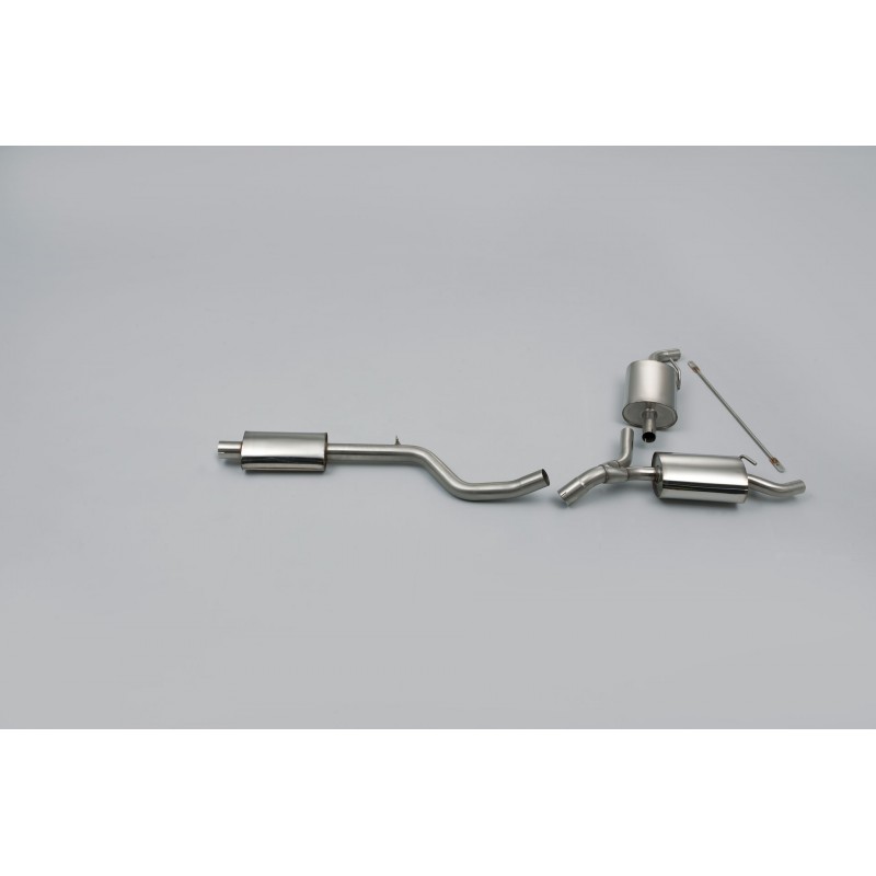 Milltek Cat-back Exhaust for Renault Clio Mk3 200 - Resonated