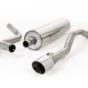 Milltek Cat-back Exhaust with GT-90 Polished Trim - VW Up! 1.0TSI