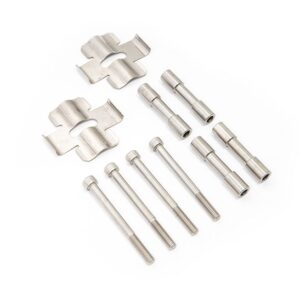 Pad Retainers, Slider Pins and Bolt Kit for 6 Pot Brake Caliper