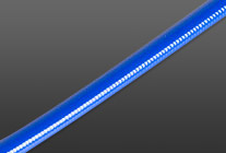 Solid Blue PVC Covered Brake Hose