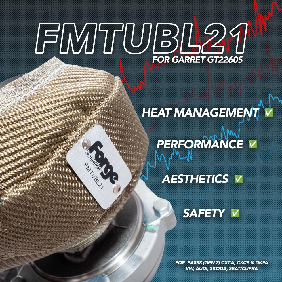 Turbo Blanket for the Garrett Powermax GT2260S (EA888 Gen 3) - Image 16