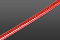Transparent Red PVC Covered Brake Hose